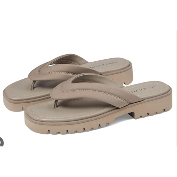 Donald Pliner Barbera Women's Sandals Taupe Size 8.5 - Picture 1 of 7